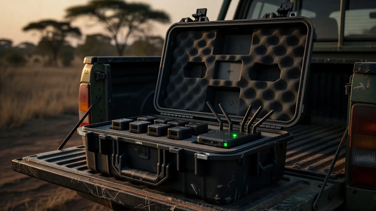 Deployment kit in rugged transport case